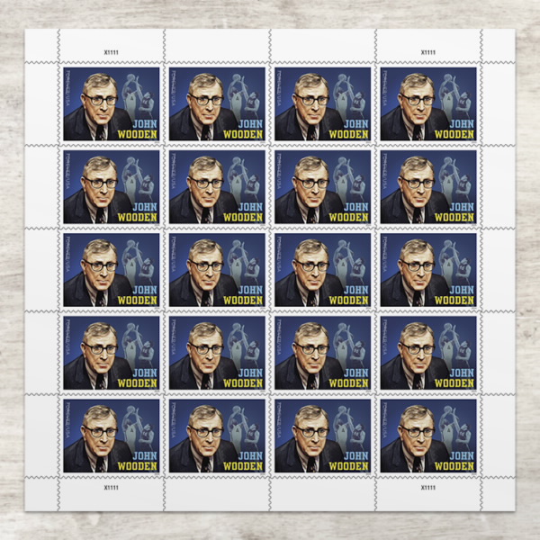 John Wooden Stamps